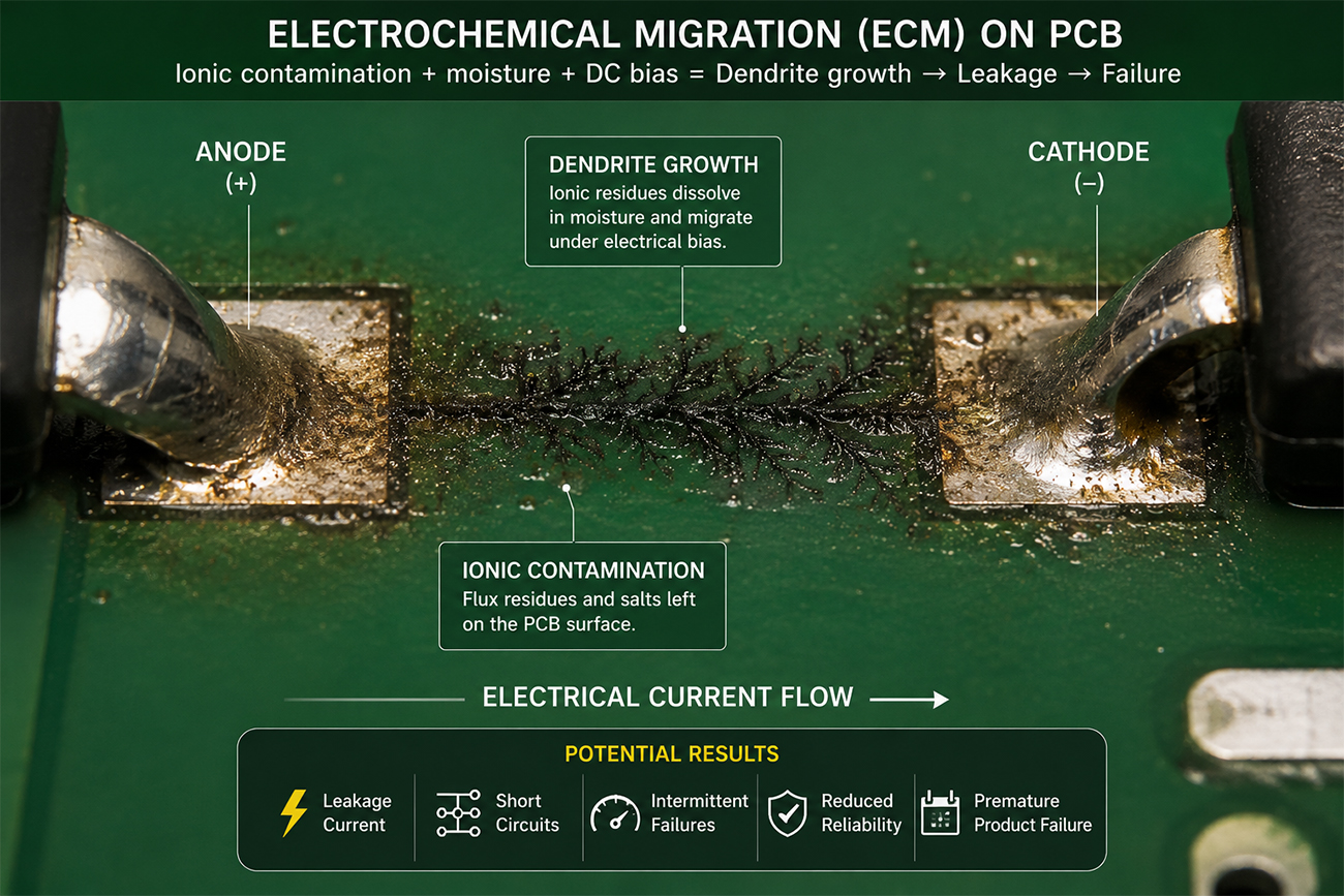 pcb ecm damage
