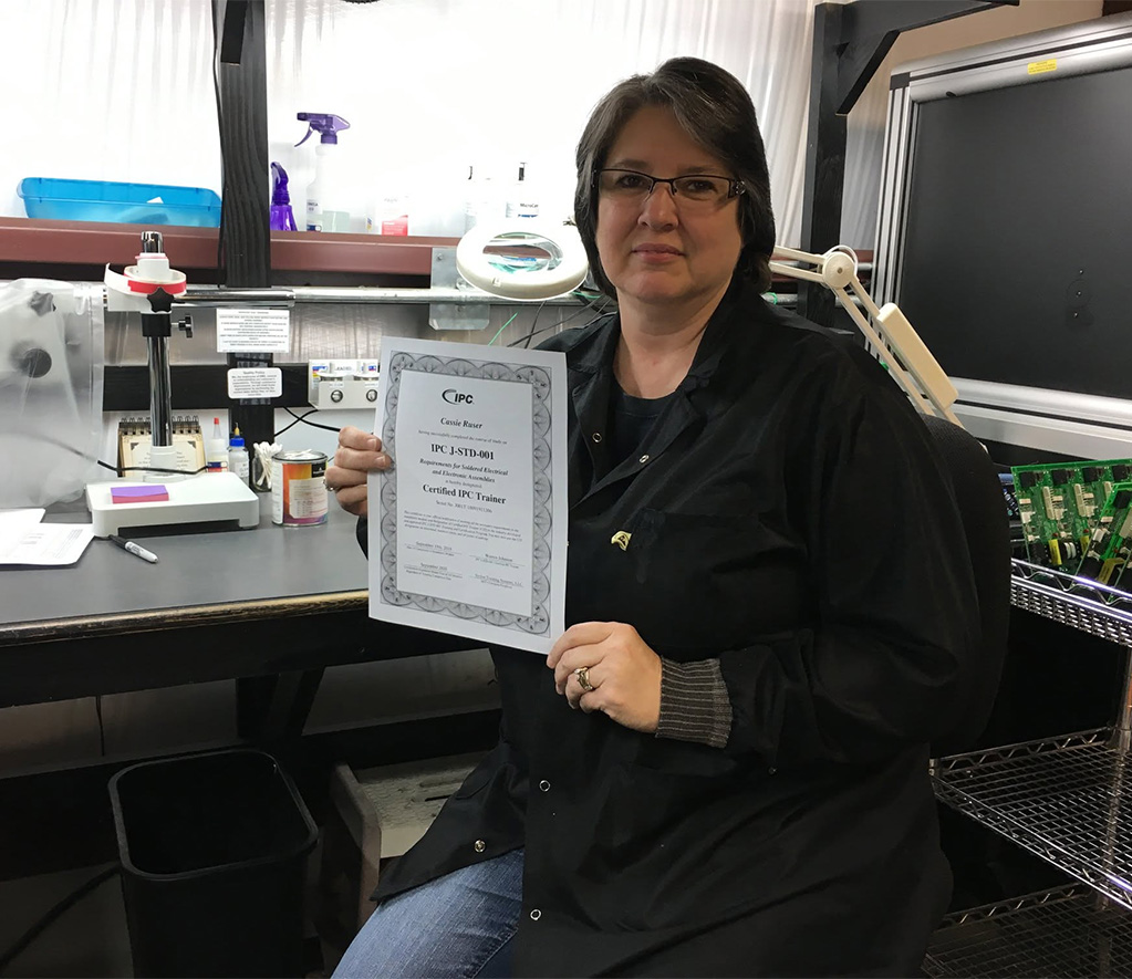 Certified IPC trainer (J-STD-001) at EMS, Inc.